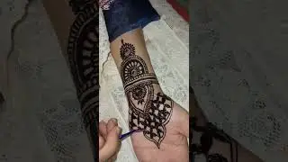 Vibrant Eid mehndi design🌙 | Henna design | beginners #shortsfeed #foryou #fyp #mehndi #viralshorts