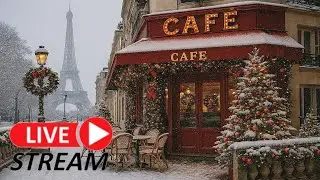 Enjoy Scenes of Snow in Paris When Best French Accordion Music is Playing Holiday #FrenchMusic