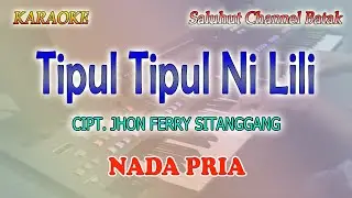 TIPUL TIPUL NI LILI ll KARAOKE BATAK LAWAS ll CIPT  JHON FERRY SITANGGANG ll NADA PRIA A=DO