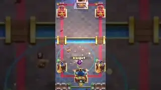 Clash Royale fire spirit activate King Tower