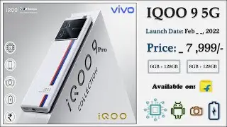 iQOO 9 5G⚡Launch date in india | Price & Specs | iQOO 9 Pro🔥| Oneplus 9 rt Vs iQOO 9 Flagship Killer