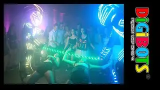 Robot Led 15 A&ntilde;os - Danisa - DIGIBOTS ROBOT LED SHOW