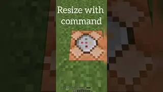 Resize with command😂(No mode)                                   #minecraft #how #funny #command