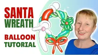 How To Make a Balloon Christmas Wreath 🎄