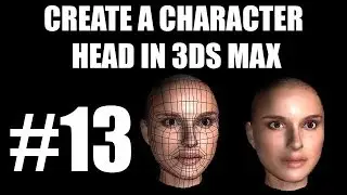 3ds Max Tutorial - Part 13 - Human Character Head Modelling of Natalie Portman