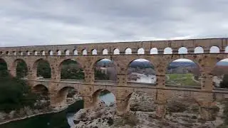 Drone beelden  Pont du Gard 15 december 2025