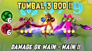 HAYABUSA YUKI 3 ELEMENTALIST !! TUMBAL 3 BOD DAMAGE PEDES !! COMBO MAGIC CHESS MOBILE LEGENDS