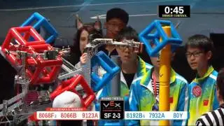 2015 VRC-MS Oppo SF2-3 -  (8068F 8192B) 0-Opportunity Div-VRC Middle School-VEX Worlds 2015