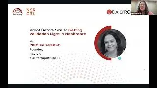 Webinar on Proof Before Scale: Getting Validation Right in Healthcare | NSRCEL