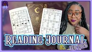How I Set Up My February Reading Planner ✨ | Cozy Reading Journal Setup