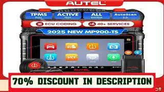 A must-have product! 2025 Autel MaxiPRO MP900TS Scanner TPMS Diagnostic Tool ECU Coding, Active Te