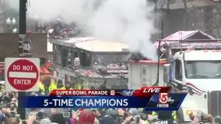 Confetti cannons and Patriots: Parade reaches Copley Square