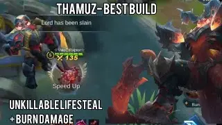THAMUZ BEST BUILD 2021 COMPLETE GUIDE | MOBILE LEGENDS