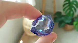 French Blue Diamond: Light Tanzanite Colour Cubic Zirconia CZ Replica