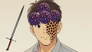 ASMR Clean-Up: Restoring a 2D Boy's Face | Satisfying Animation