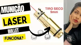 Tiro a seco, munição Laser Bullet 9mm. AliExpress funciona? #tiro #9mm #g2c