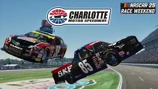 NASCAR 25 - PS5 / MY CAREER SEASON 3 / FULL EVENT / ARCA AND TRUCK SERIES / CHARLOTTE / G29 GAMEPLAY