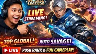 LIVE MLBB 🔴 Push Rank Santai Tapi Barbar!