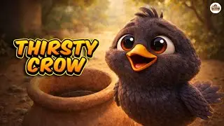 The Thirsty Crow Story | Kids Moral Story in English | Animated Short Story for Children