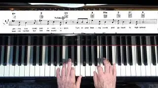 SUMMER NIGHTS and  BEAUTY SCHOOL DROPOUT on piano with sheet music