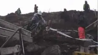 Glencoe Downhill Mountain Bike crash video.
