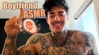 Расслабляющий ASMR для близкого и личного парня — глубокое дыхание, кокетливый шепот и нежные поц...