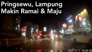 Suasana Malam Hari di Jalur PRINGSEWU, Lampung