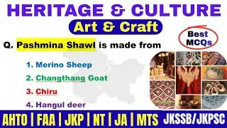 Art and Craft of Jammu and Kashmir | GK of J and K | For All JKSSB Exams @TheAspirants01 