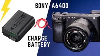 Как зарядить аккумулятор камеры Sony