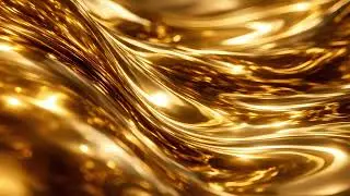 TV Background LIQUID GOLD - Abstract Luxury Flow - 1 Hour Minimalist Aesthetic Screensaver / 4K