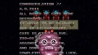 Zero Wing (Arcade Game) - Ending