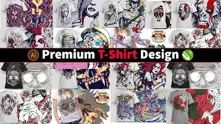 Premium T-Shirt Design Bundle Download In CDR AI And EPS Files |Sheri Sk|