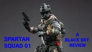 Joytoy Battle for the Stars Spartan Squad (Soldier 01) 1:18 Scale Action Figure Review.