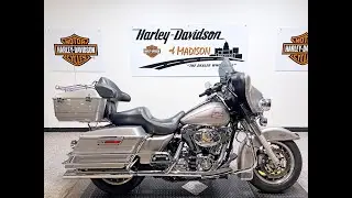 2008 Harley Davidson Electra Glide Classic FLHTC 33,830 Miles Pewter Pearl 670340S