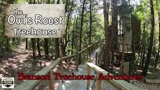 the Owl's Roost Treehouse - Branson Treehouse Adventures
