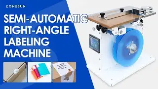 ZONESUN ZS-TB90B Rectangular Corner Seal Labeling Machine