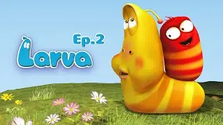 Funny Larva Adventures | Silent Cartoon for Kids 🐛😂Ep.2