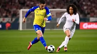 Playing with cristiano Ronaldo 🔥⚽ @cristiano with @ezzylystn #makemefamous #kpop #kpopdemonhunters 