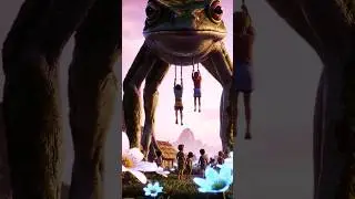 shrapit mendhak ki kahani. #GiantFrog#HindiFantasy#3DUltraHDR#MagicalCurse#FairyTaleIndia#shorts
