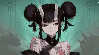 Wallpaper 4k live: Oni Girl Tattoos Live Wallpaper