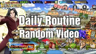 Daily Routine (Attack Mission, Summon etc) | Random Video | Naruto x Boruto Ninja Voltage