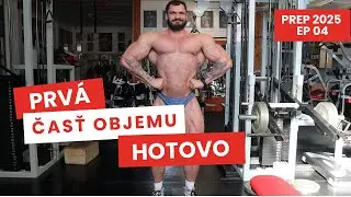 PRVÁ ČASŤ OBJEMU HOTOVO - TRÉNING PRSIA TRICEPS + ZRAZ  | PREP2025 EP04