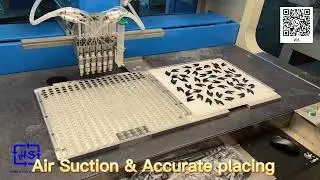 Automatic PVC patches gluing machine