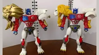 Transformers T-SPARK TF-40A Lio Convoy Vs Legacy LEO PRIME In-Hand Images!!!