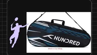 New kitbag review and what's inside my kitbag ll Badminton0125 ll