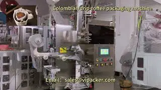 Leticia coffee powder drip coffee packaging machine for Colombian coffee #dripcoffee #colombian