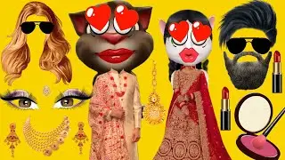 Talking tom makeup video || billu scary make up || billu makeup video