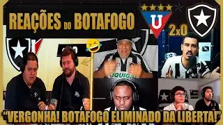 REA&Ccedil;&Otilde;ES BOTAFOGUENSES - LDU 2x0 BOTAFOGO - ELIMINADO DA LIBERTADORES - VAMOS RIR DO BOTAFOGO!