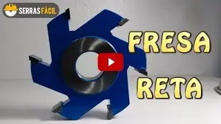 Fresa Reta REF-73.01 para Rebaixo e Negativo