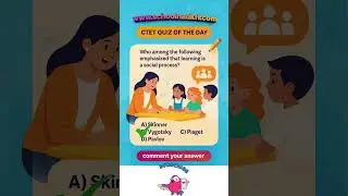 🎯 CTET Practice Questions &ndash; Day 87   | CTET 2026 Most Important Questions 💡 #schoolnaukri #ctet2026